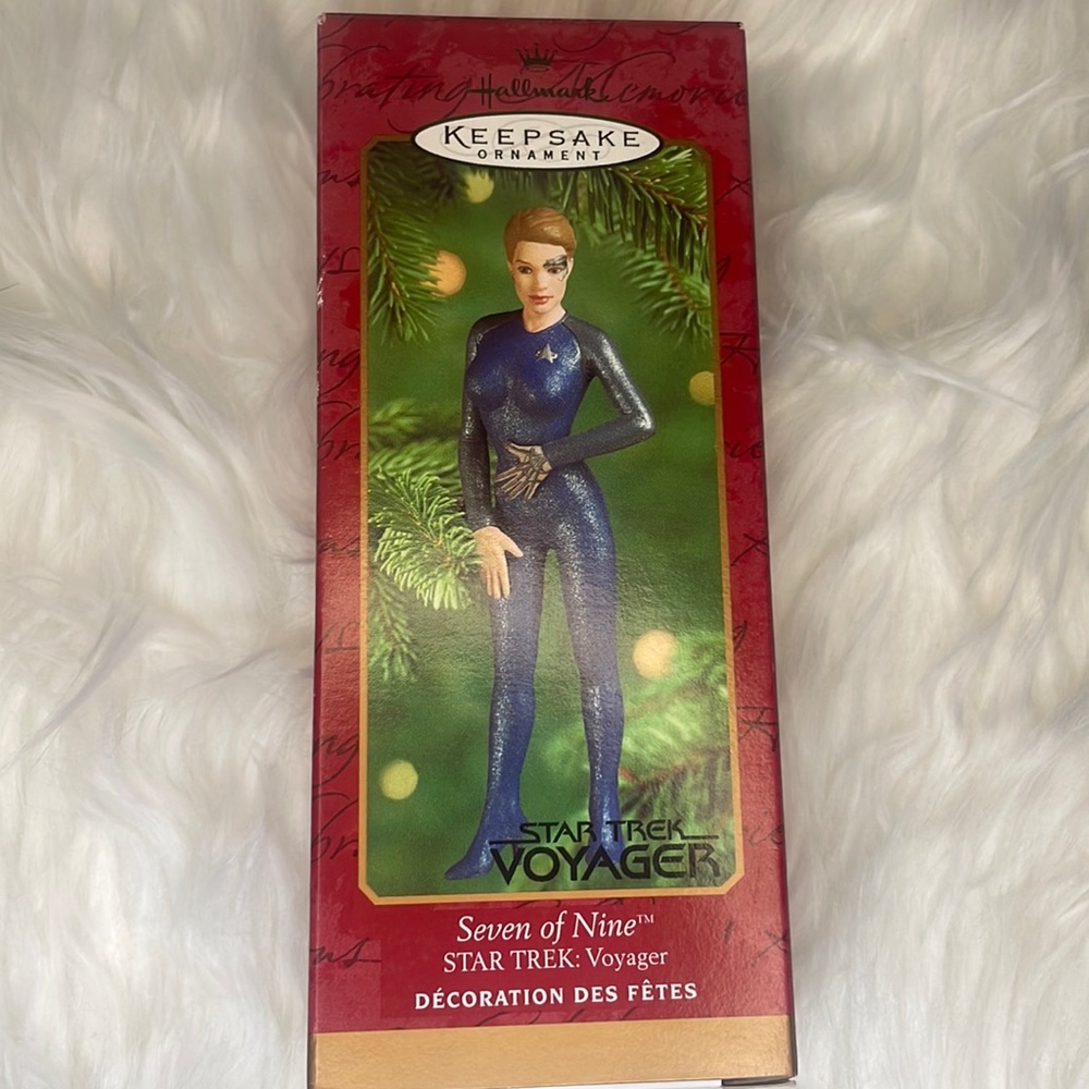 Vintage Star Trek Seven of Nine Hallmark Keepsake Christmas Ornament / NIB